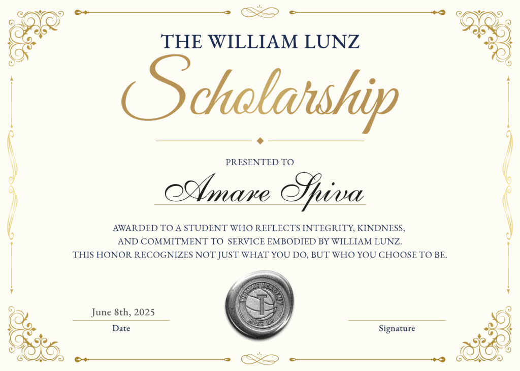William Lunz Scholarship